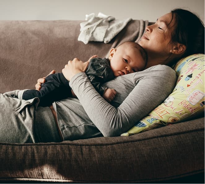 Photo of woman and baby